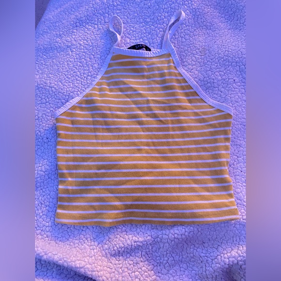 Yellow Halter Top - Picture 1 of 2